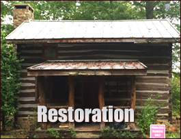 Historic Log Cabin Restoration  Wolf Run, Ohio